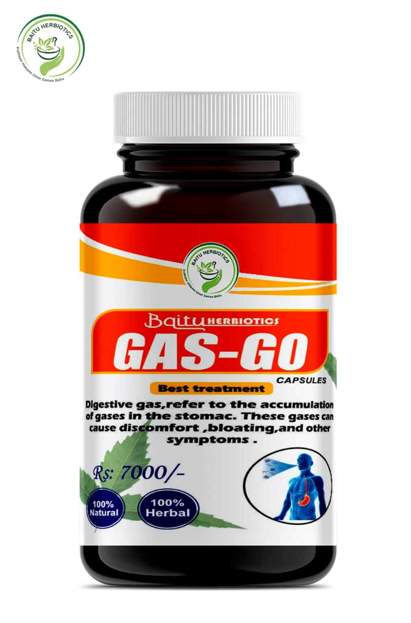 best gas relief capsules in Pakistan – Gas-Go Cap by Hakeem Umar Zaman Baittu